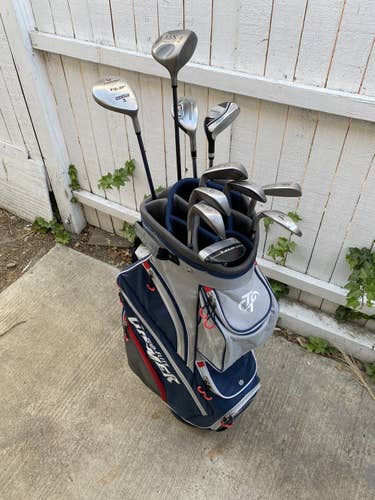 Men’s RH upgraded Topflite golf club set