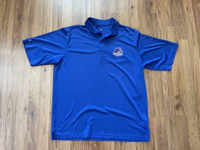 Boise State Broncos NCAA SUPER AWESOME Antigua Size Large Polo Golf Shirt!