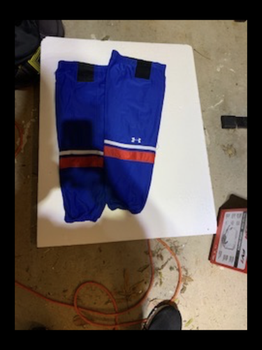 Blue Used Senior Large Under Armour Socks