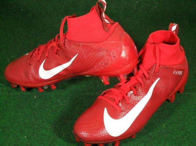Used Nike Vapor Untouchable Pro 3 TD Team Football Cleats Red White 11.5
