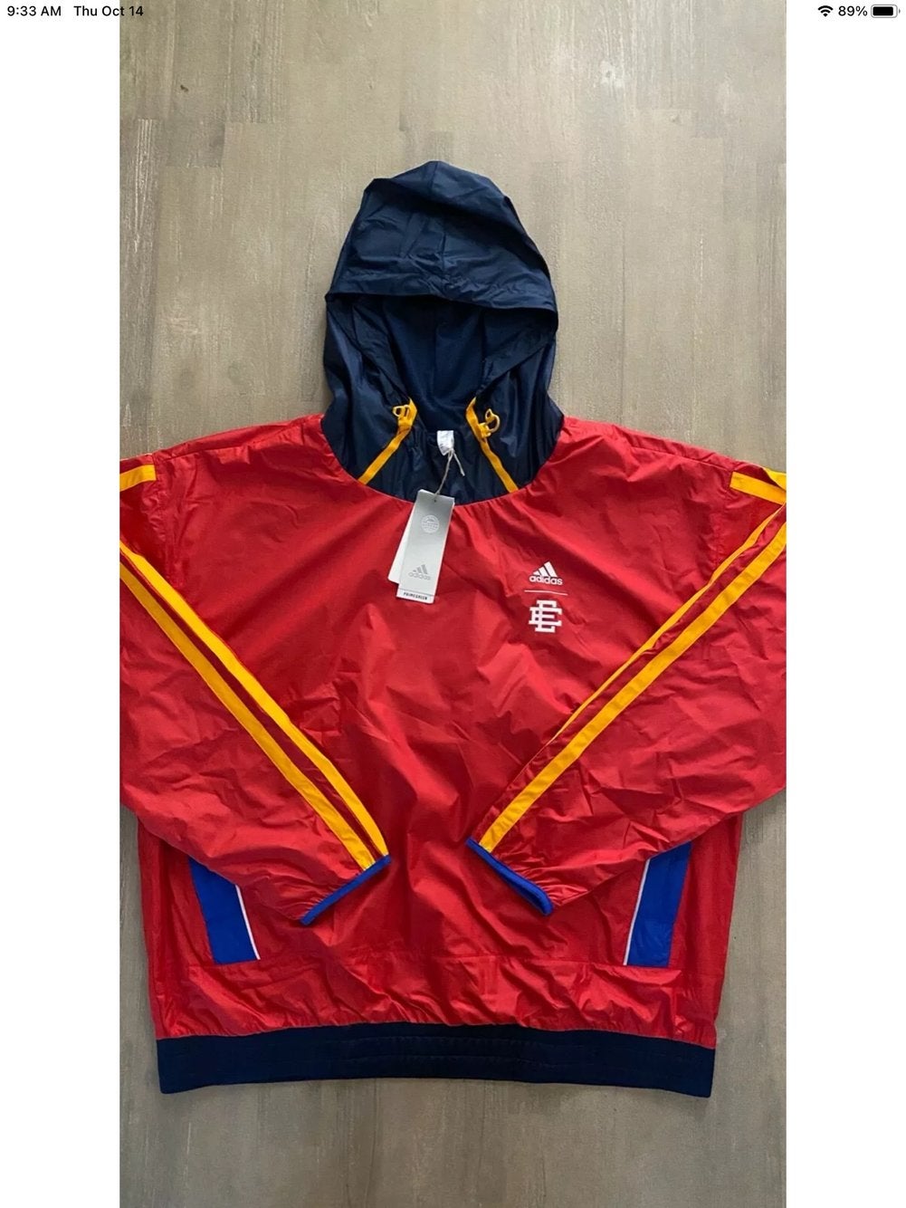 Adidas Eric Emanuel Mcdonalds Hoodie Red Men HB0733 - M