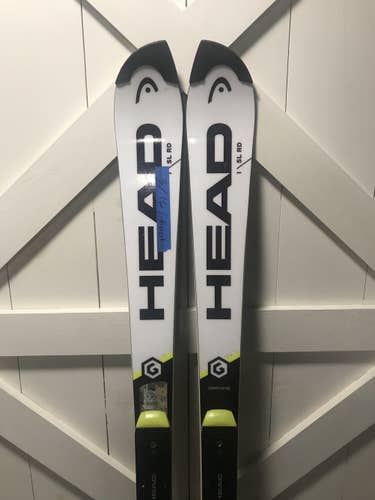 Used HEAD Racing World Cup Rebels i.SL RD Skis Without Bindings