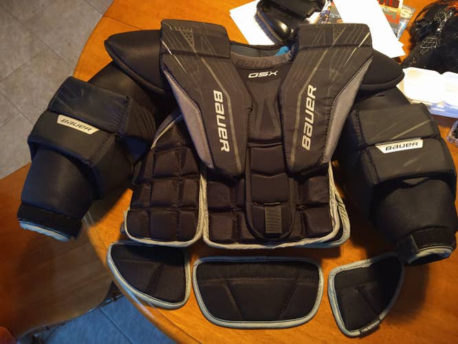 Junior Used Medium Bauer GSX Goalie Chest Protector