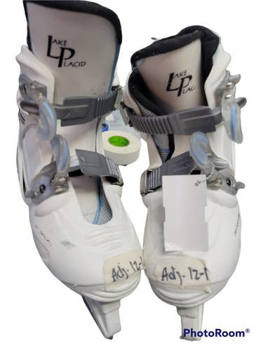 Used Lake Placid Glider 500 Adjustable Ice Skates Soft Boot Skates