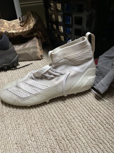 White Men's Molded Cleats Adidas adizero