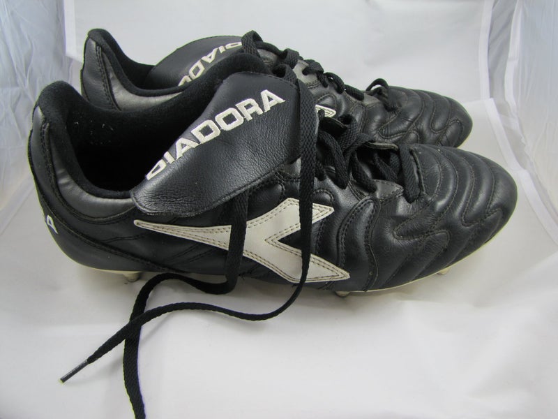 Black Adult Used Men's Size 12 (Women's 13) Detachable Cleats Diadora Cleats
