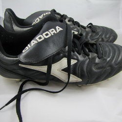 Black Adult Used Men's Size 12 (Women's 13) Detachable Cleats Diadora Cleats