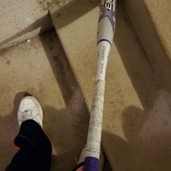 Purple Used Kid Pitch (9YO-13YO) 2018 Louisville Slugger Composite Xeno Bat (-10) 22 oz 32"
