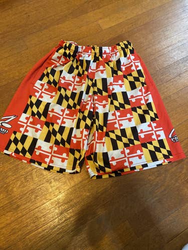 Promo Lacrosse Maryland Print Shorts With Pockets