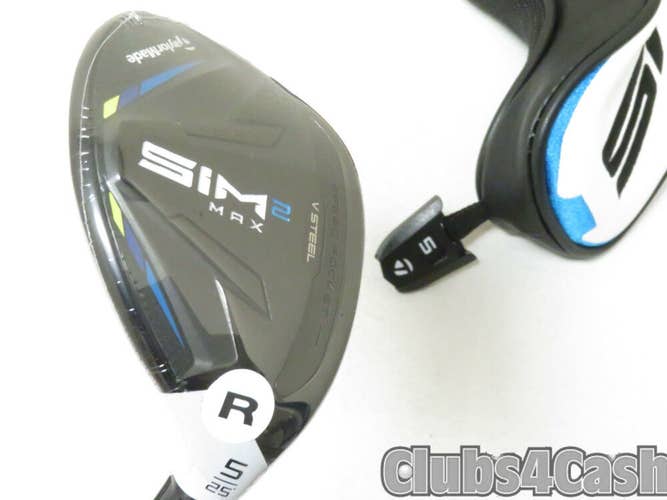 TaylorMade SIM 2 MAX Rescue Hybrid 25° 5H Fujikura Ventus Blue 6-R Regular  NEW