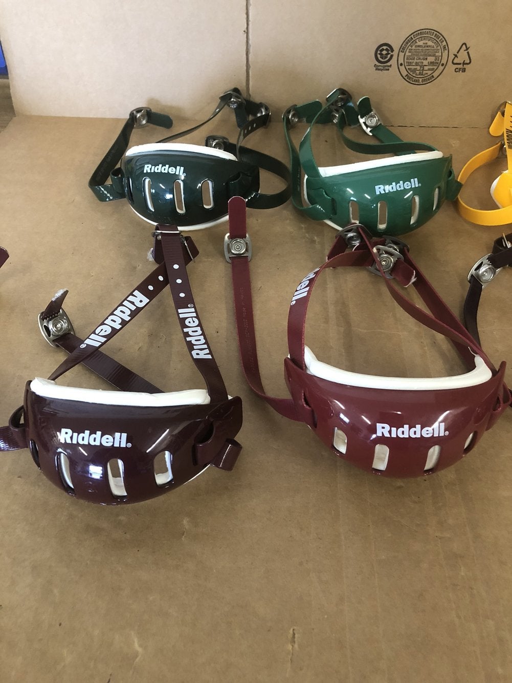 Details about   NEW LARGE RIDDELL SPEED/SPEED ICON HARD CUP CHIN STRAP 