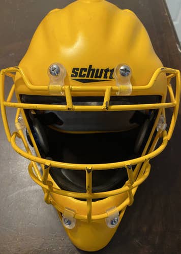 Schutt Air Maxx 2966 Matte Catchers Helmet (Hockey style) (OSFM)