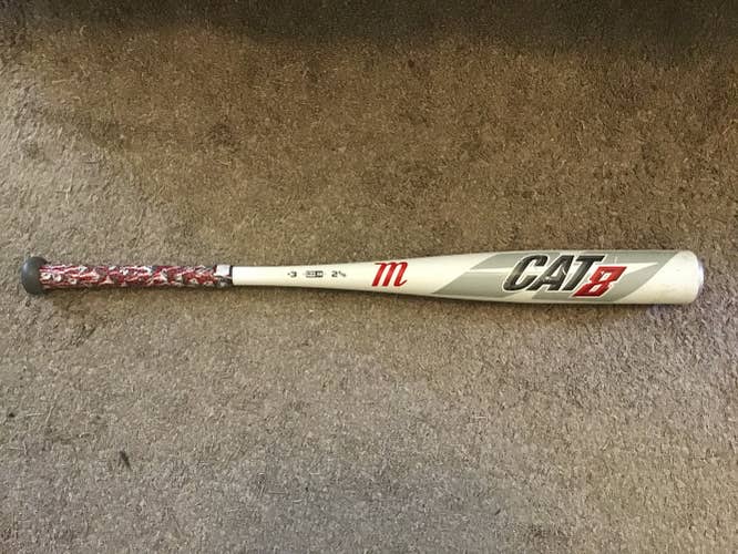 Used High School/College BBCOR Certified Marucci Alloy CAT 8 Bat (-3) 29 oz 32"