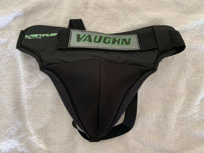 Vaughn SLR Pro Sr ice hockey goalie cup jock strap VGC Ventus senior black-Used (never worn!)