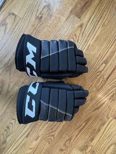 Black Senior CCM 14"  Gloves