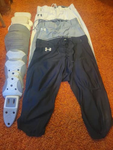 3× Under Armour Football Pants/Pads combo