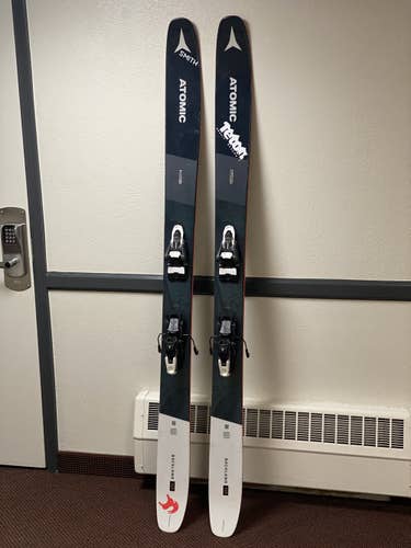 Used 2020 Powder With Bindings Max Din 13 Backland FR 117 Skis
