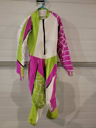 Girls Used 6/8 Spyder Race Ski Suit