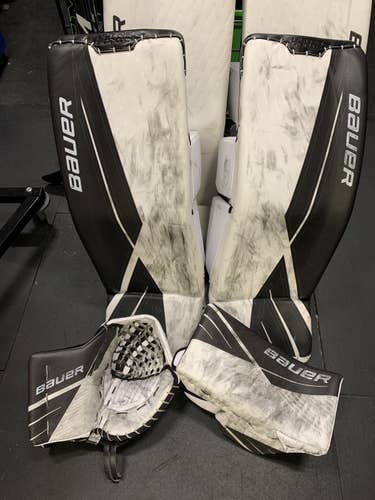 Complete 34" Bauer  Ultrasonic Goal Set