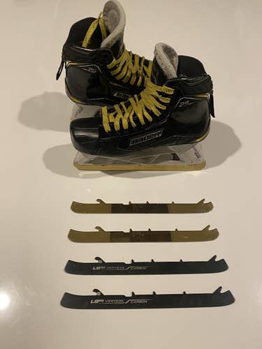 Used Bauer Regular Width  Size 6.5 Supreme 2s Pro Hockey Goalie Skates