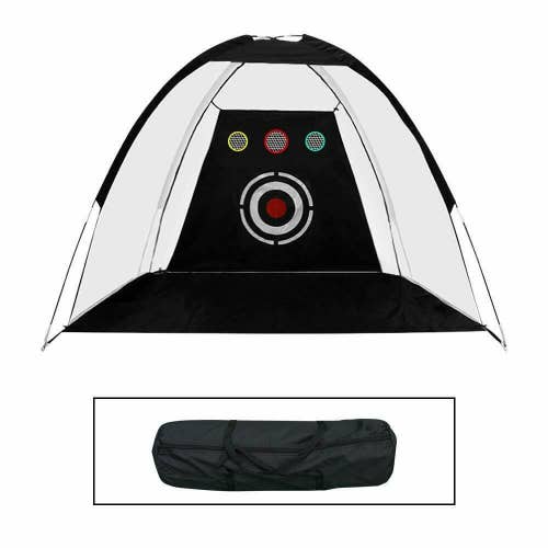 Sinolodo Two-in-One Golf Net| Golf Hitting Net|Golf Chipping Net|with Target ...