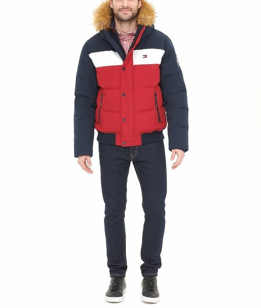 Tommy Hilfiger Short Snorkel Coat Jacket Sz: Large