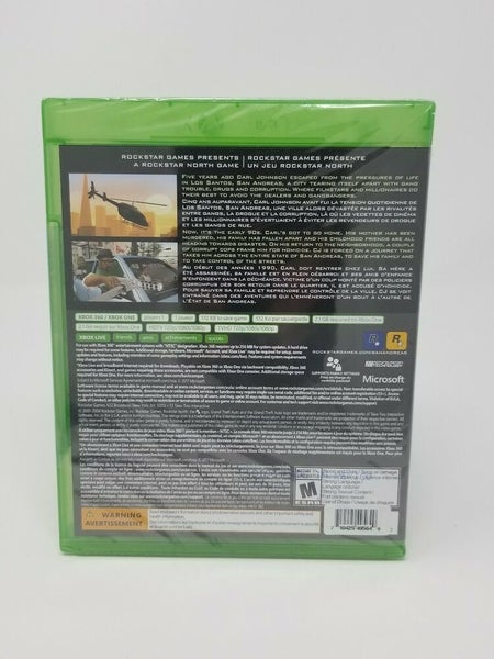 Grand Theft Auto San Andreas GTA - Xbox One / Xbox 360 Pronta Entrega
