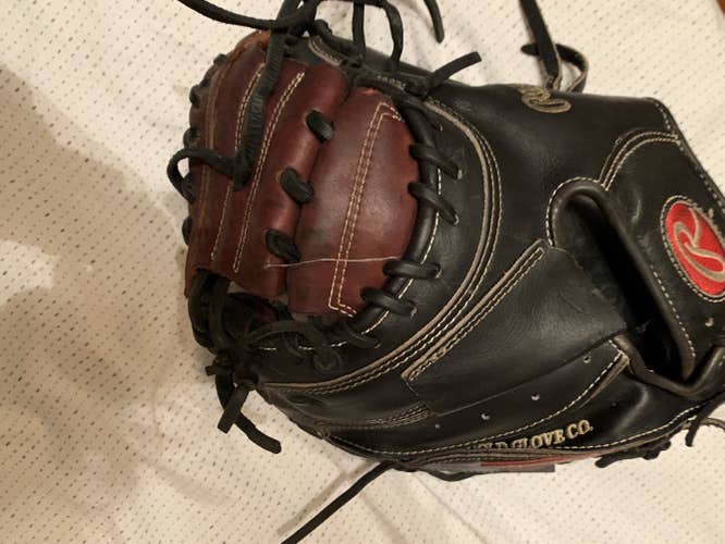 High School/College Right Hand Throw 34" Heart of the hide Catcher's Glove