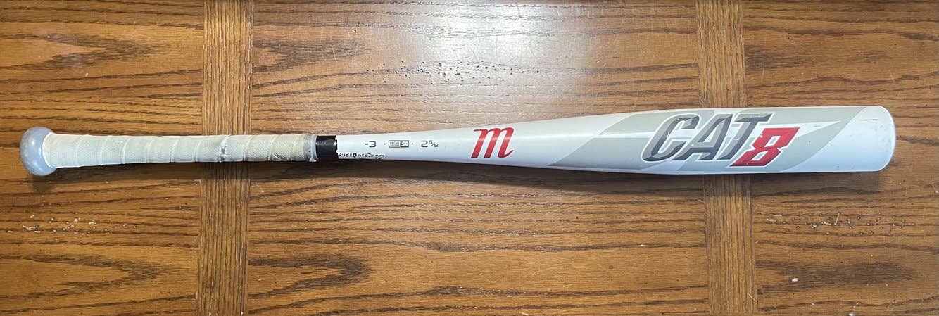 Used High School/College BBCOR Certified 2019 Marucci Alloy CAT 8 Bat (-3) 30 oz 33"
