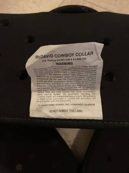 McDavid Football Cowboy Collar | SidelineSwap | Buy and Sell on
