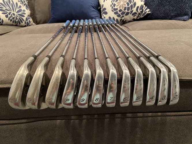 TaylorMade Men's Right Handed Stiff Flex Steel Shaft Rac LT Iron Set 2-PW + 52 + 56 + 60