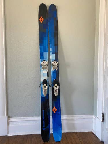 Used Black Diamond Powder Skis With Bindings Max Din 13