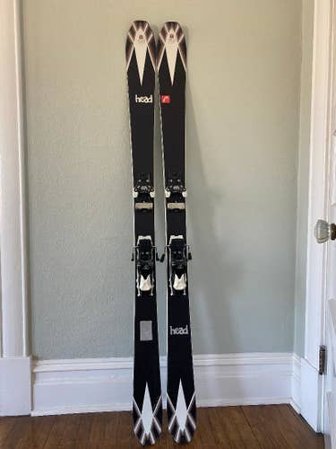 Used HEAD All Mountain Skis With Bindings Max Din 13