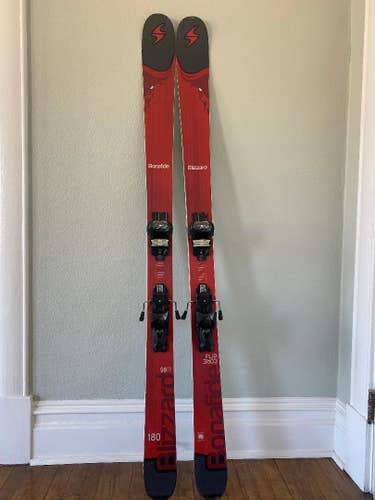 Used 2017 Blizzard  All Mountain Bonafide Skis With Bindings Max Din 13