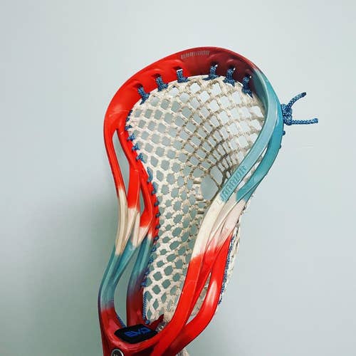 Used Warrior Evo Qx-O Head strung with Warp mesh