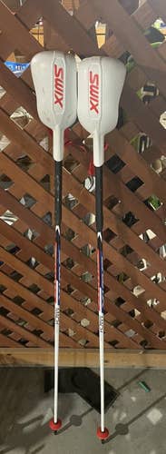 Swix Race Carbon Ski Poles With Hand and Shaft Guards