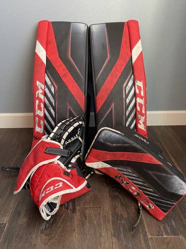 Black Senior 33" Regular AXIS PRO Goalie Full Set