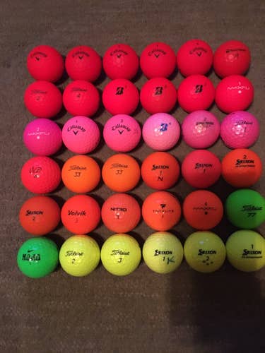 Red Used Callaway 36 Pack (3 Dozen) Supersoft Balls