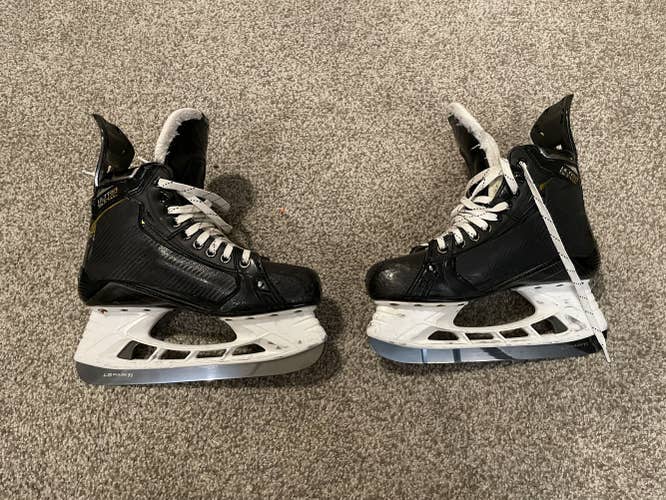 Senior Used Bauer Supreme 2S Pro Hockey Skates Regular Width Pro Stock Size 7.5