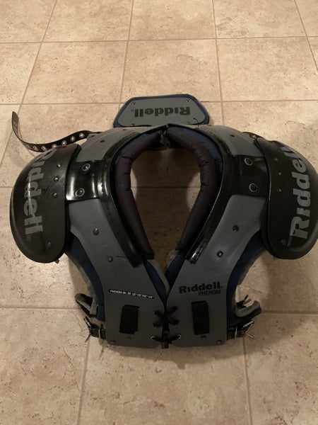Medium Riddell Shoulder Pads; (2) Nike Pro Combat Girdle