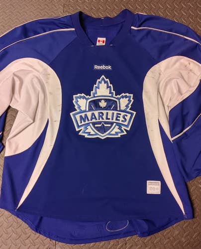 AHL Toronto Marlies Goalie Cut Practice Jersey Pro Stock