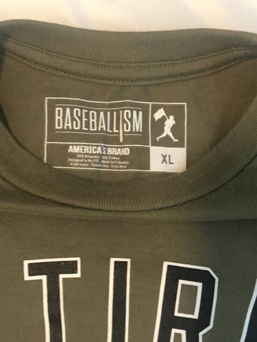 Baseballism XL Retired Shirt