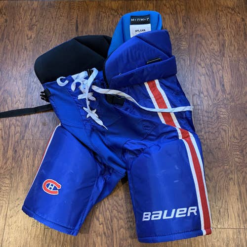 Pro Stock Bauer Nexus Hockey Pants, Montréal Canadiens, Size M+1