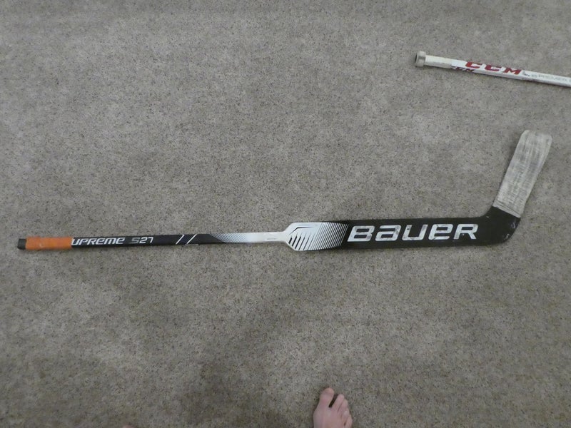Used Senior Bauer Regular Supreme S27 Goalie Stick 25" Paddle