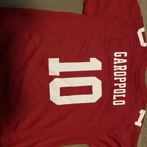 Garoppolo 49ers Red Used Large Nike Jersey