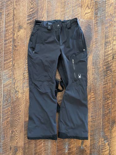 Black Men's Adult  Medium Spyder Ski Pants - Like New