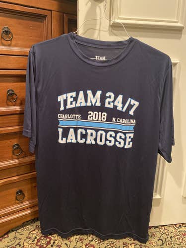 Navy Large Charlotte Lacrosse Shirt