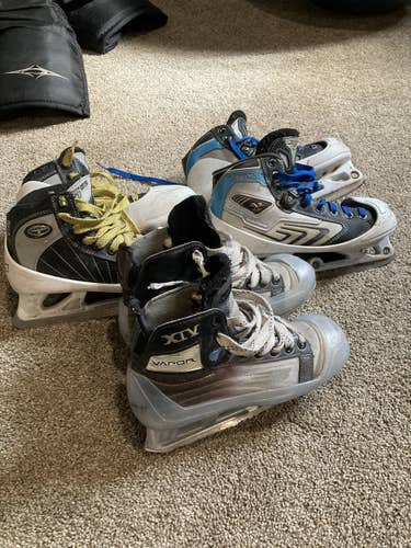 Hockey goalie skates