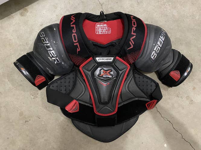 Senior Small Bauer  Vapor 1X Lite Shoulder Pads