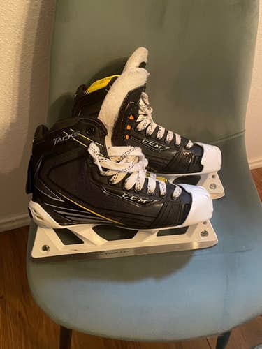 Like New CCM Tacks Goalie Skates Regular Width Pro Stock Size 6.5
